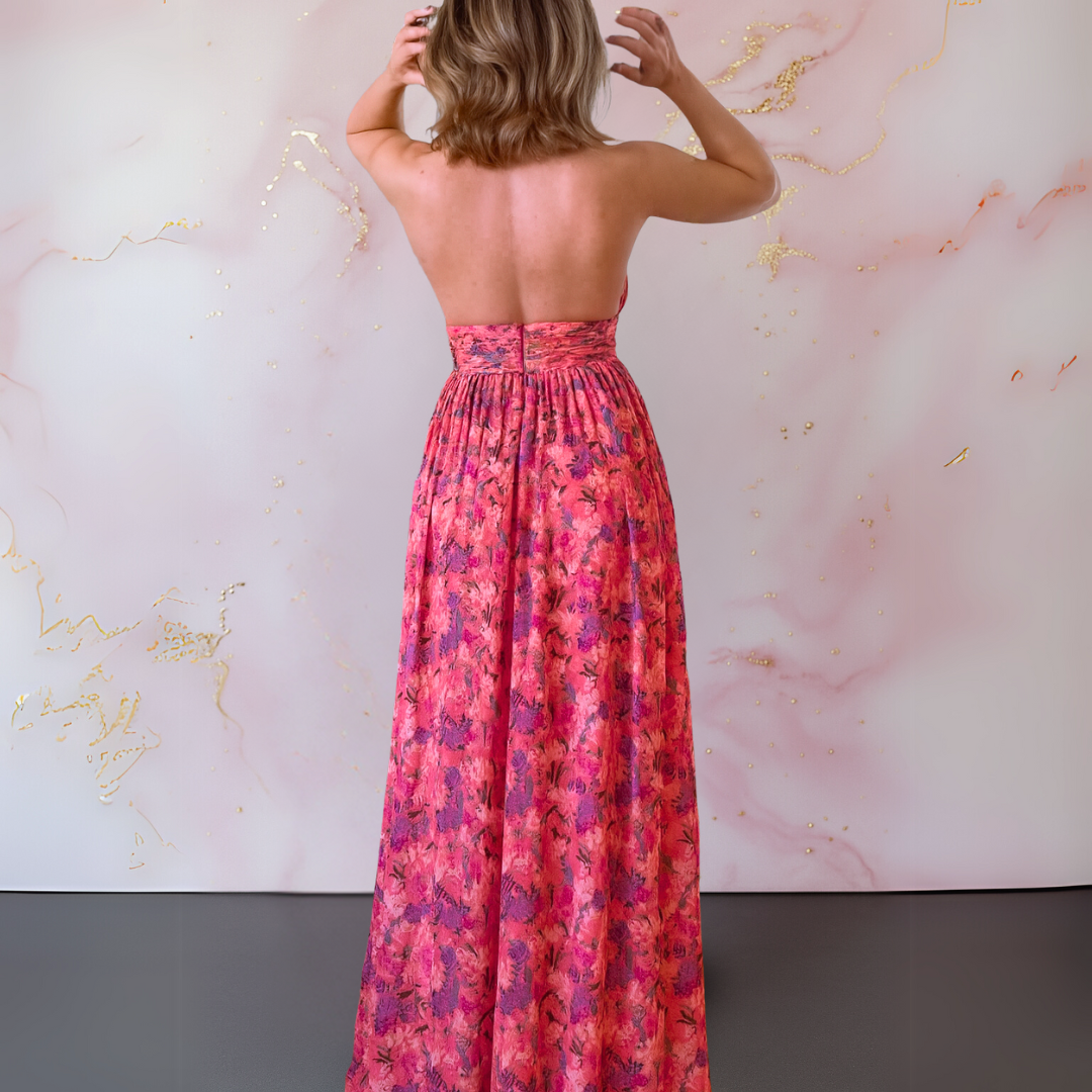 Vera™ | Elegancka sukienka z kwiatowym wzorem