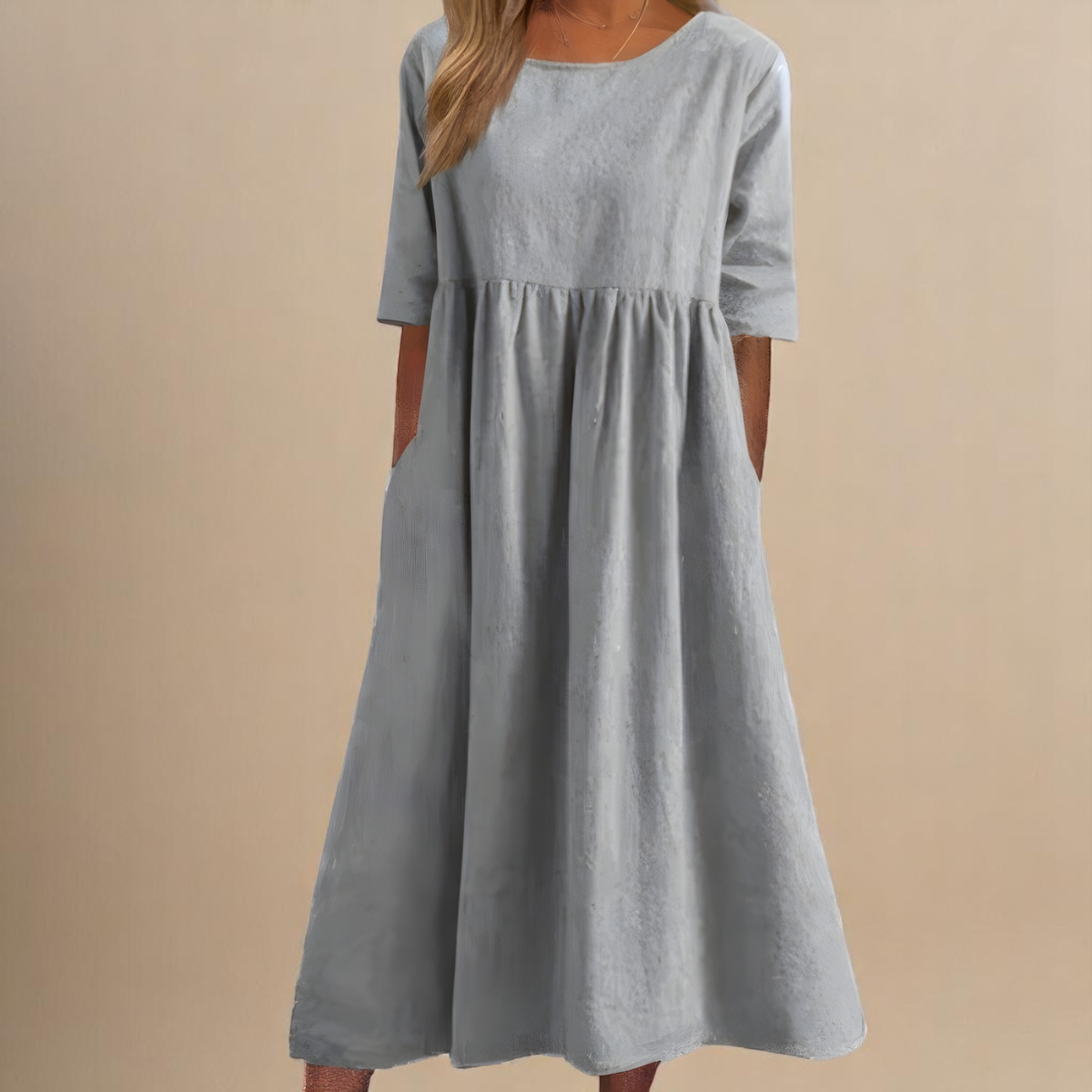 Sofia™ | Flattering Sukienka Bawełniana