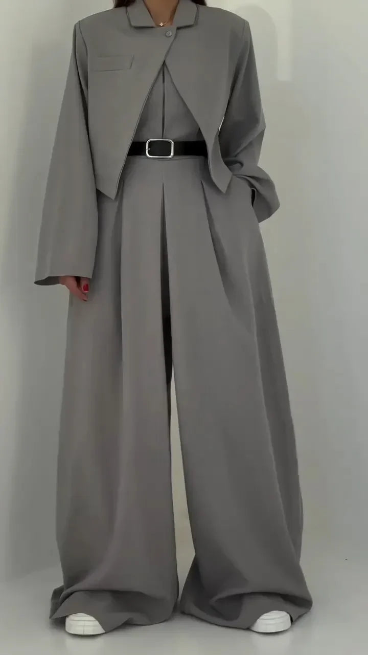 Blask™ – Zestaw Damski Gorset + Marynarka – Styl Elegancki i Modny