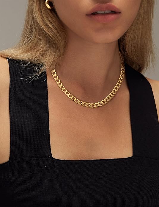Naszyjnik Chunky Cuban Link | Złoty