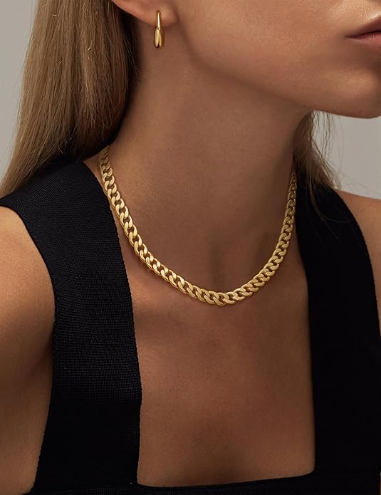 Naszyjnik Chunky Cuban Link | Złoty