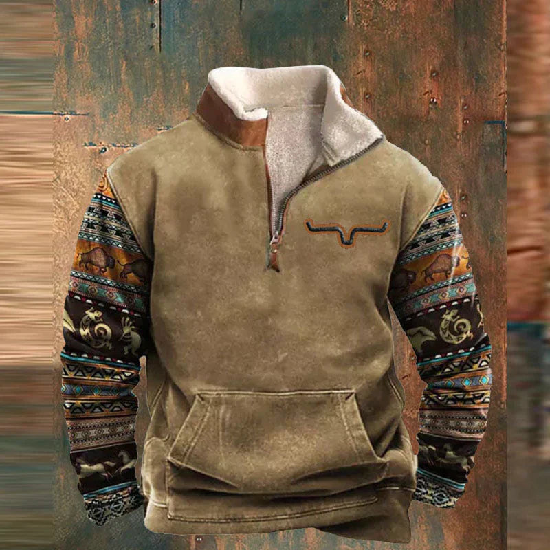 Levi | Sweter zapinany na zamek