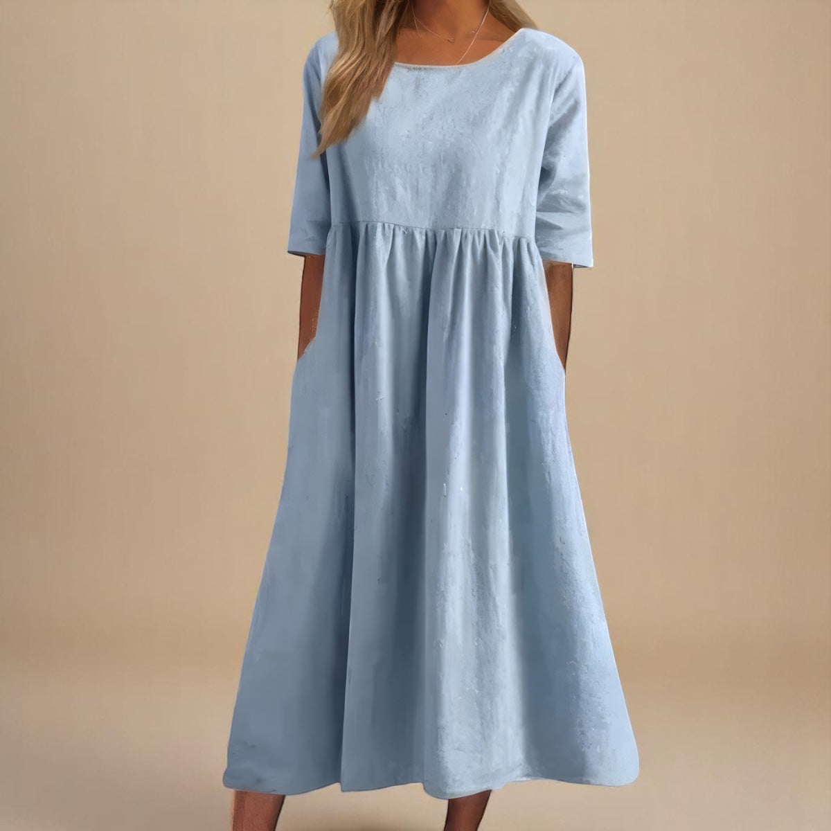 Sofia™ | Flattering Sukienka Bawełniana