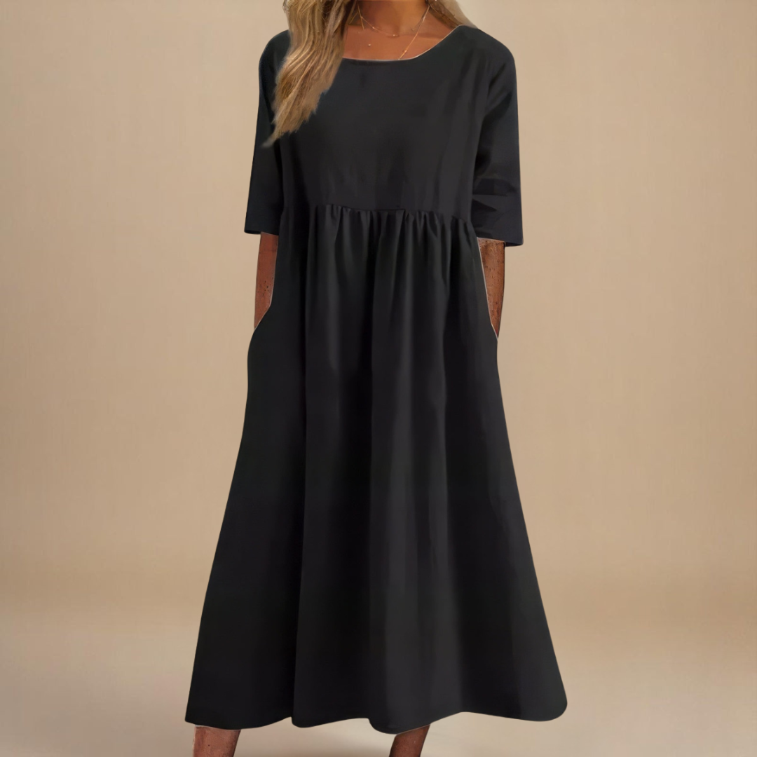 Sofia™ | Flattering Sukienka Bawełniana