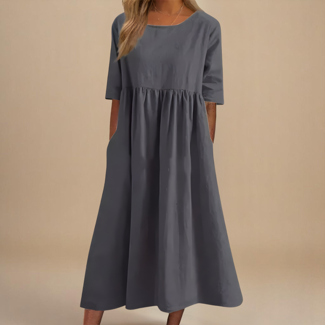 Sofia™ | Flattering Sukienka Bawełniana