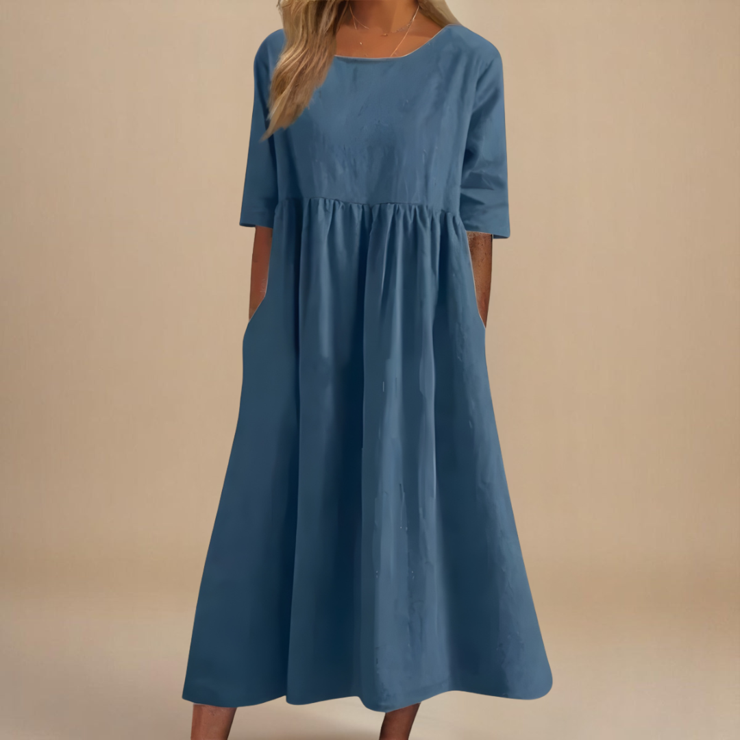 Sofia™ | Flattering Sukienka Bawełniana