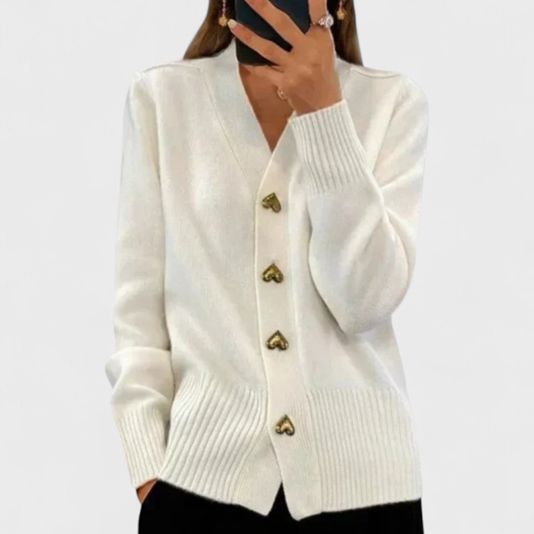 Carey - Elegancki sweter cardigan