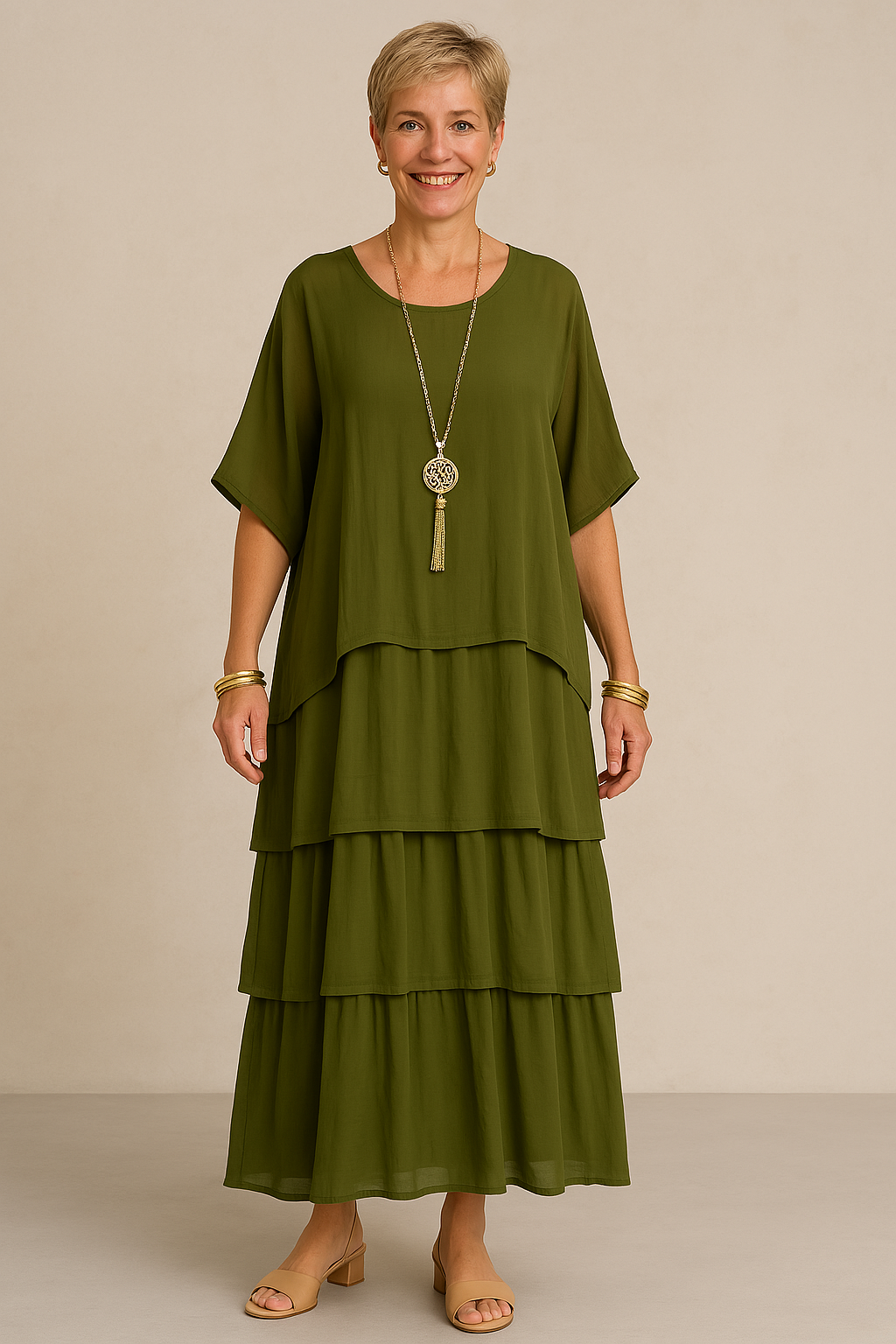 Caroline | Elegancka Maxi Sukienka
