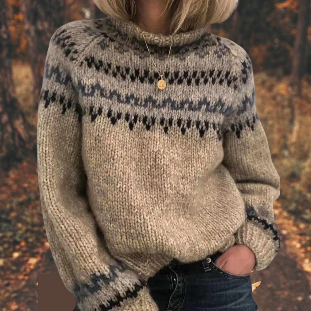 Astrid | Damski Nordic Sweter