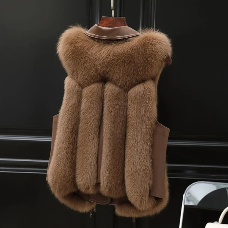 Moni™ | Luksusowa kamizelka ze sztucznego futra
