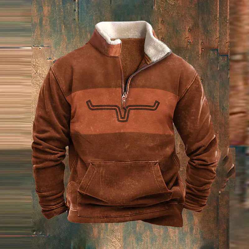 Levi | Sweter zapinany na zamek