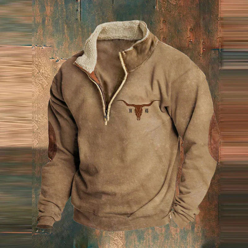 Levi | Sweter zapinany na zamek