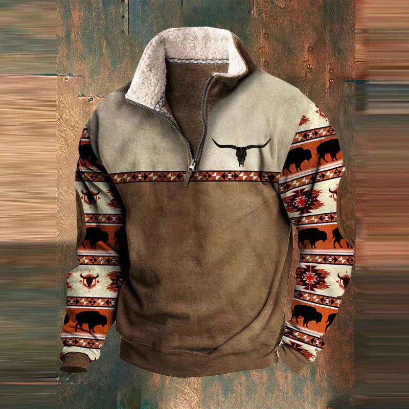 Levi | Sweter zapinany na zamek