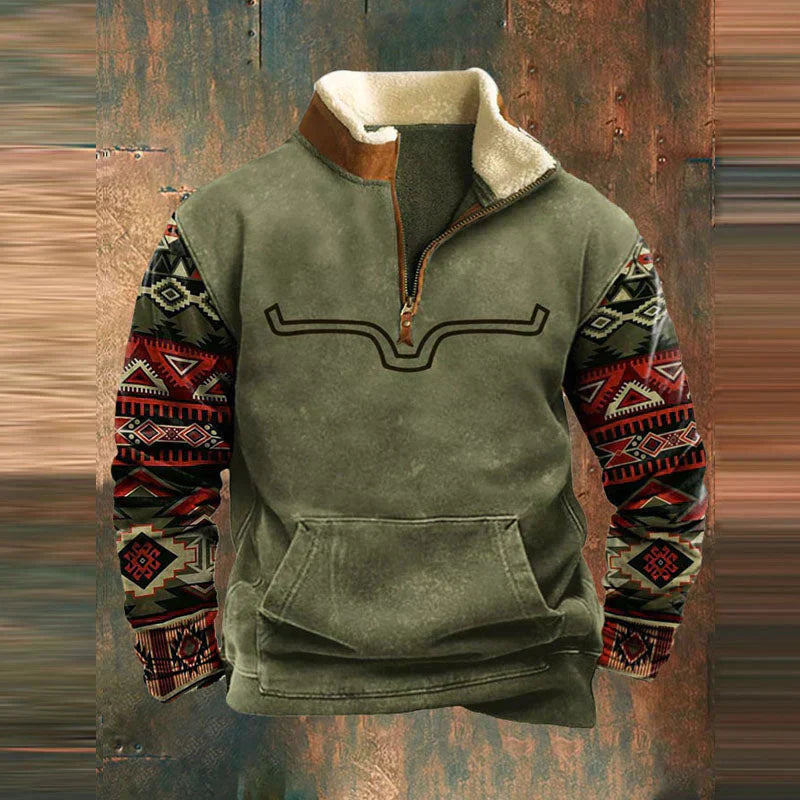 Levi | Sweter zapinany na zamek