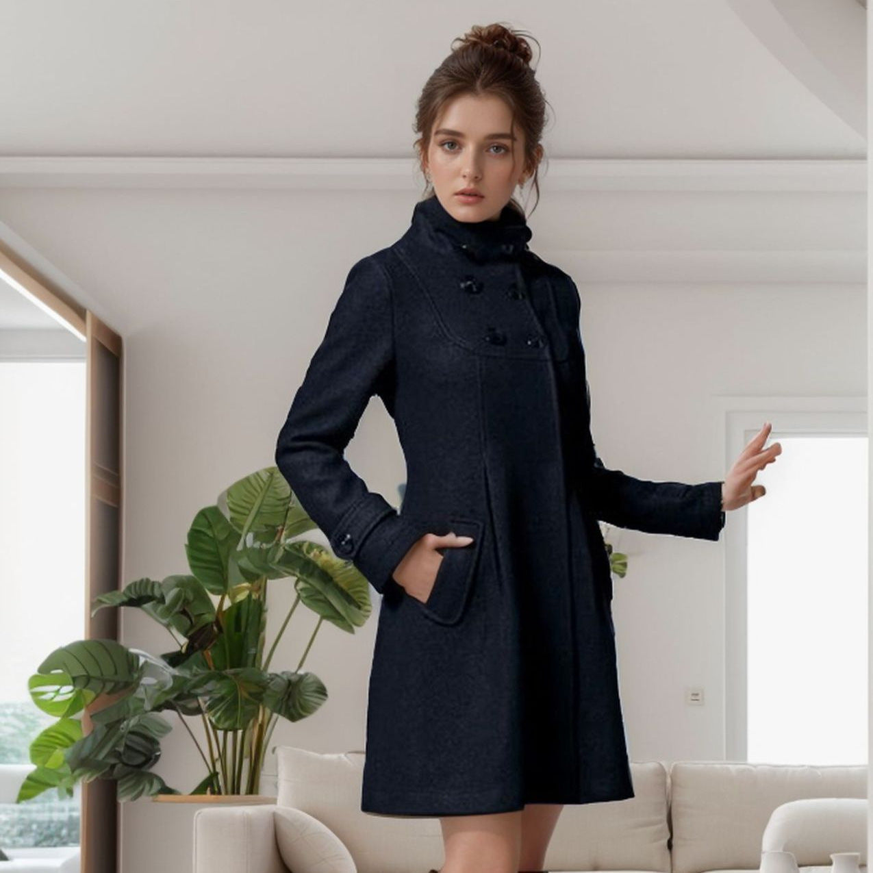 Bożena | Elegancki płaszcz