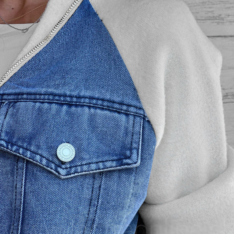 Klara™ | Modna patchworkowa kurtka dżinsowa Twoja nowa ulubiona!