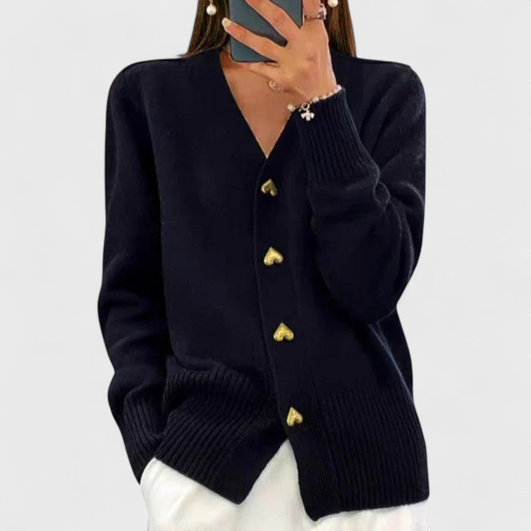 Carey - Elegancki sweter cardigan