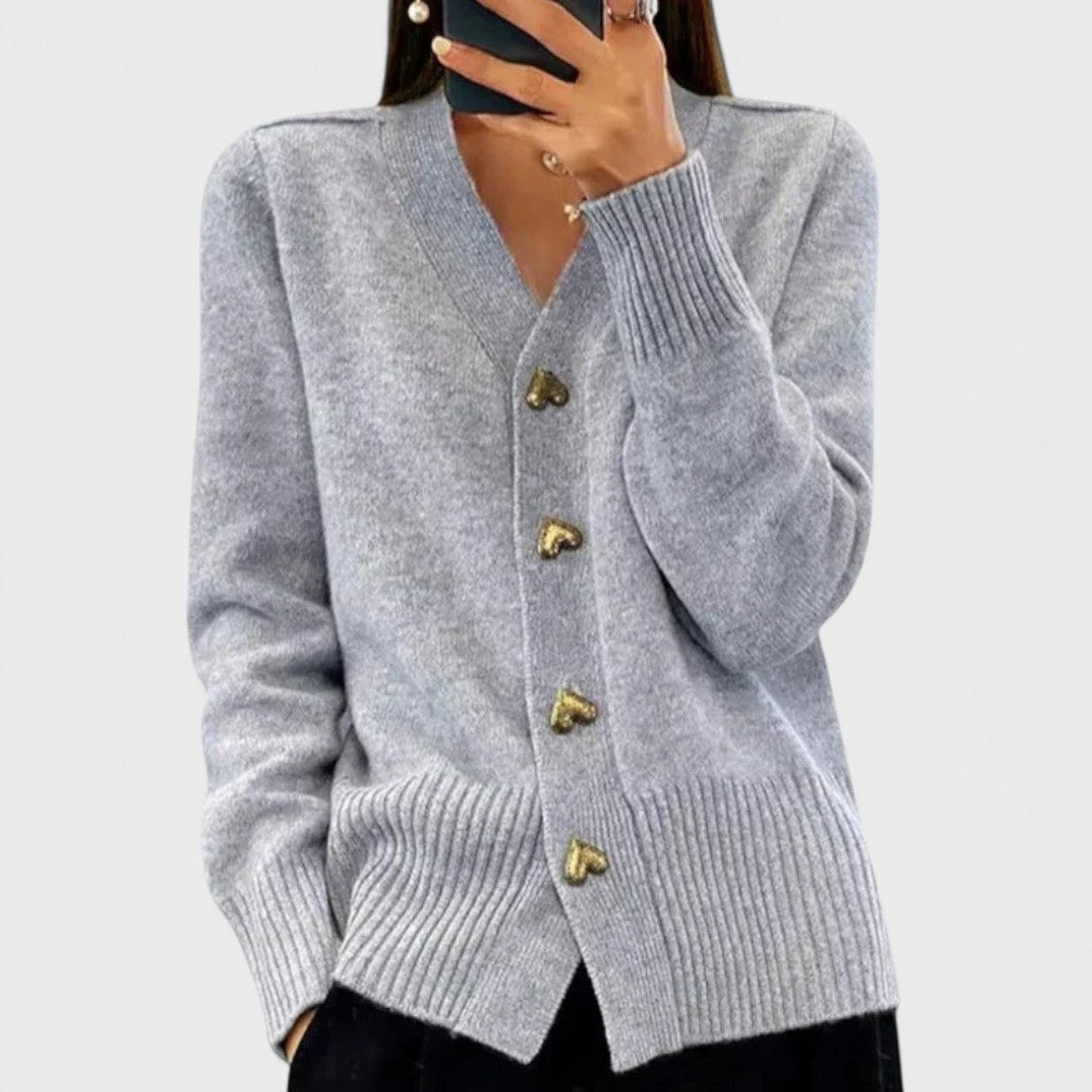 Carey - Elegancki sweter cardigan