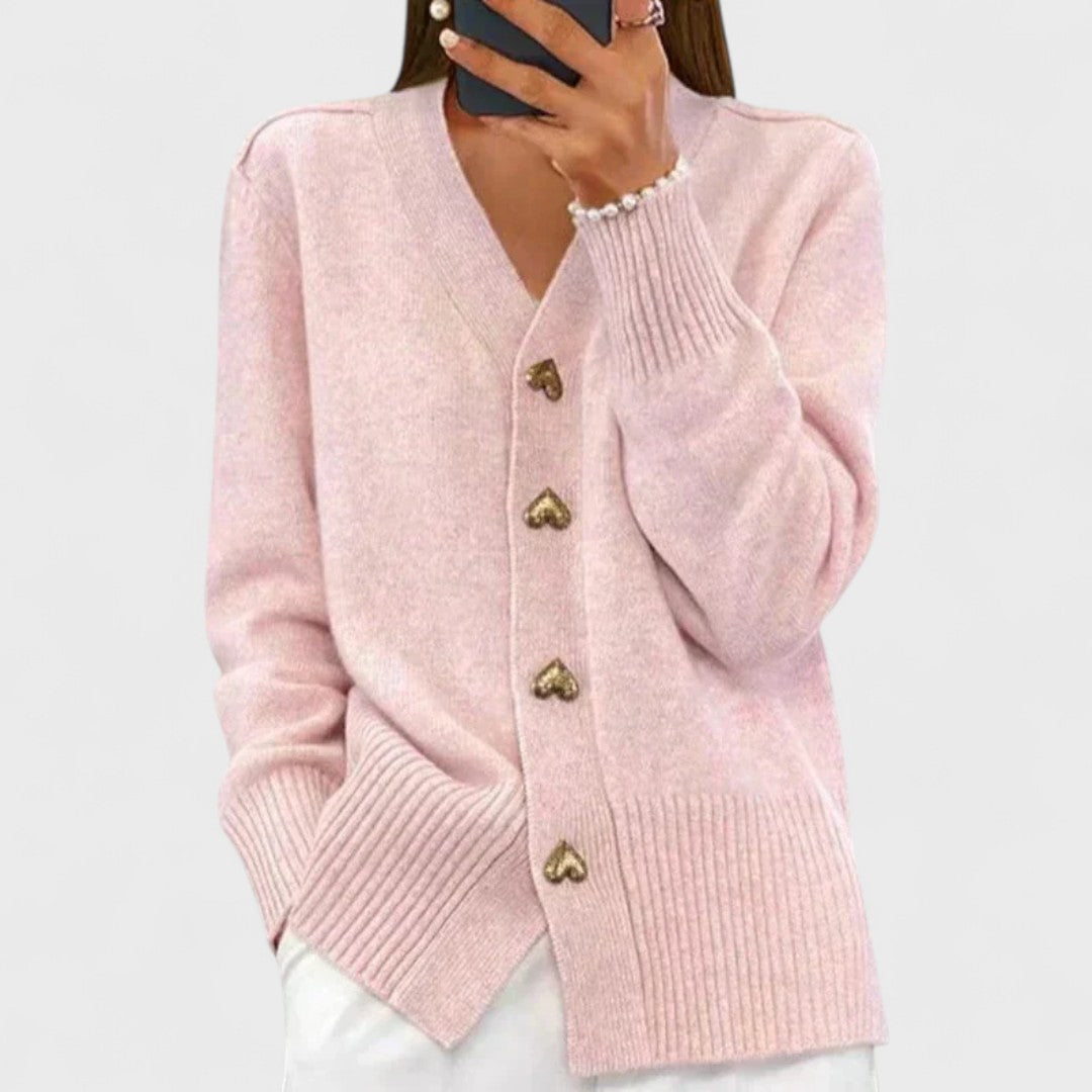 Carey - Elegancki sweter cardigan