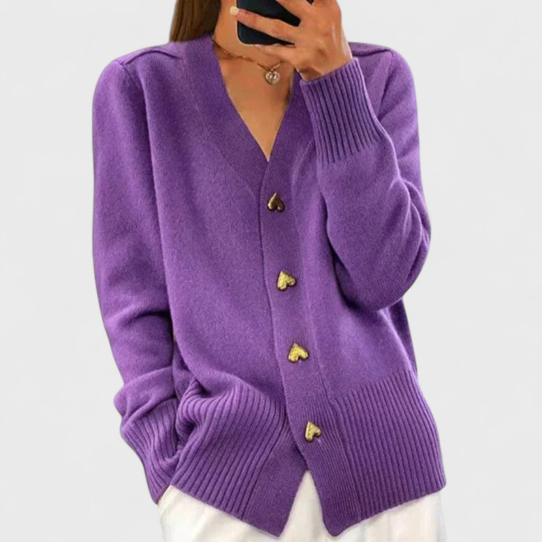 Carey - Elegancki sweter cardigan