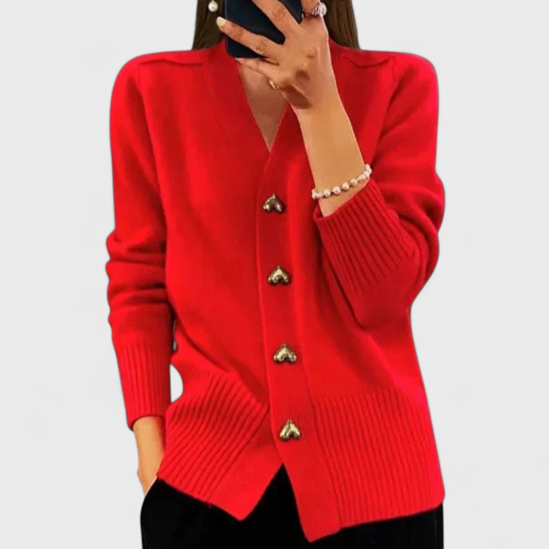 Carey - Elegancki sweter cardigan
